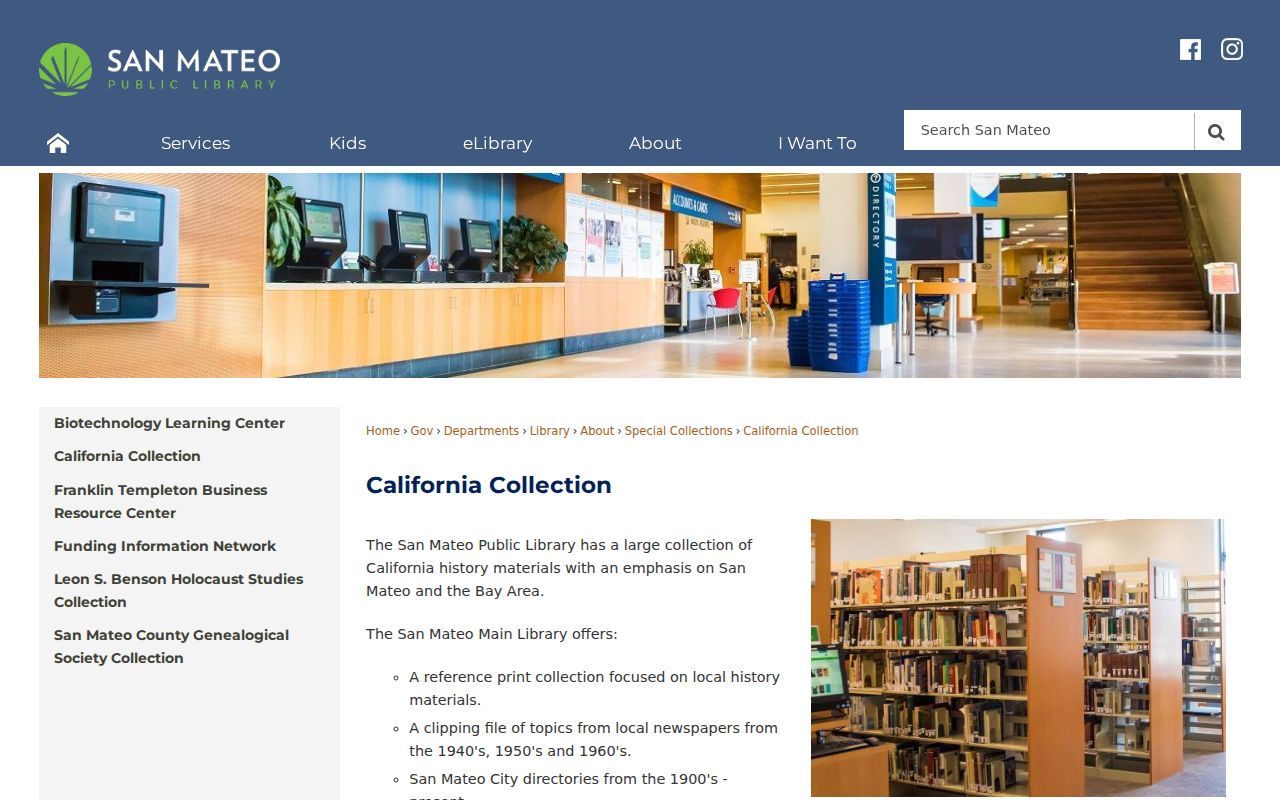 San Mateo County city directory California Collection