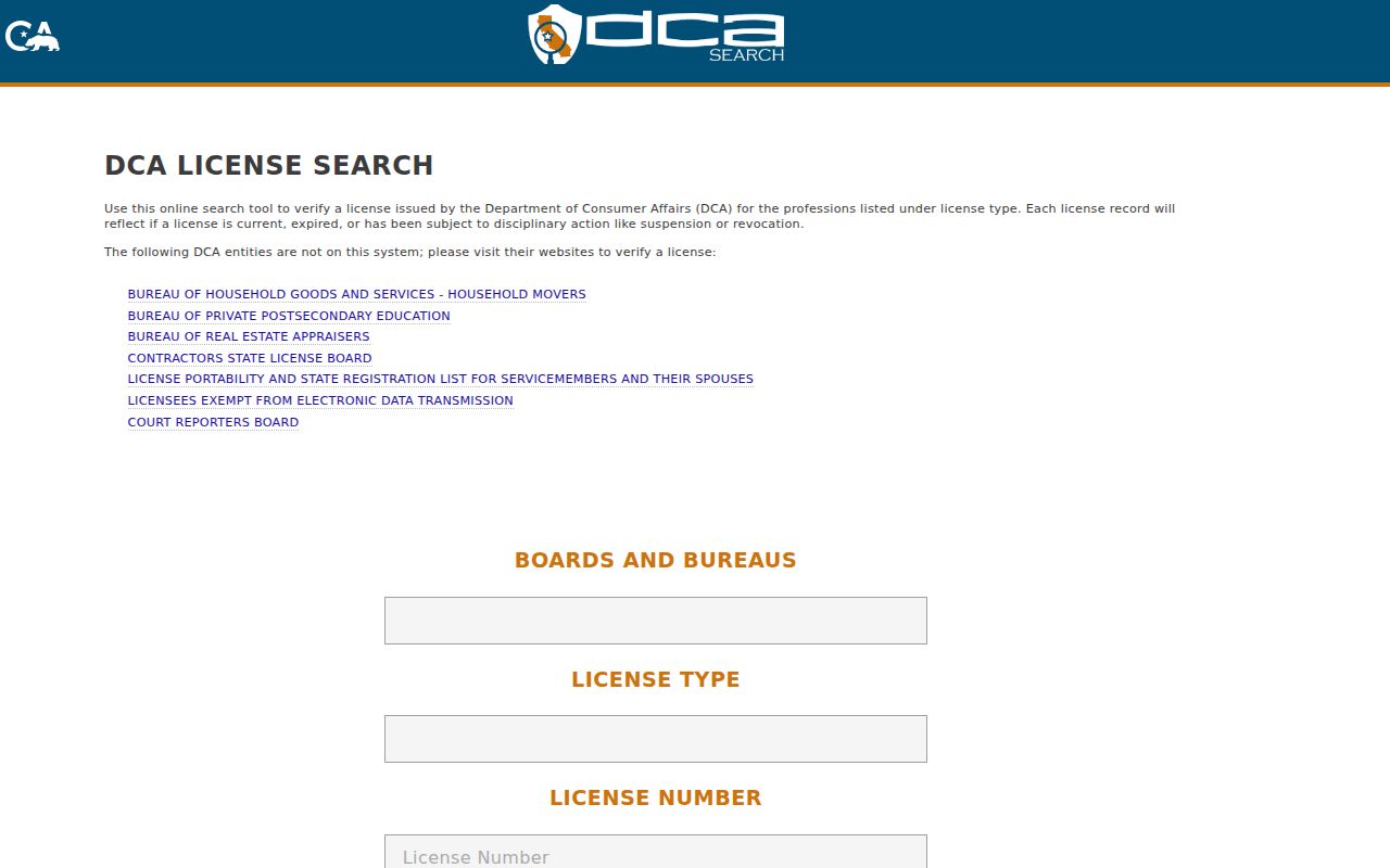 San Mateo County residents directory California license search