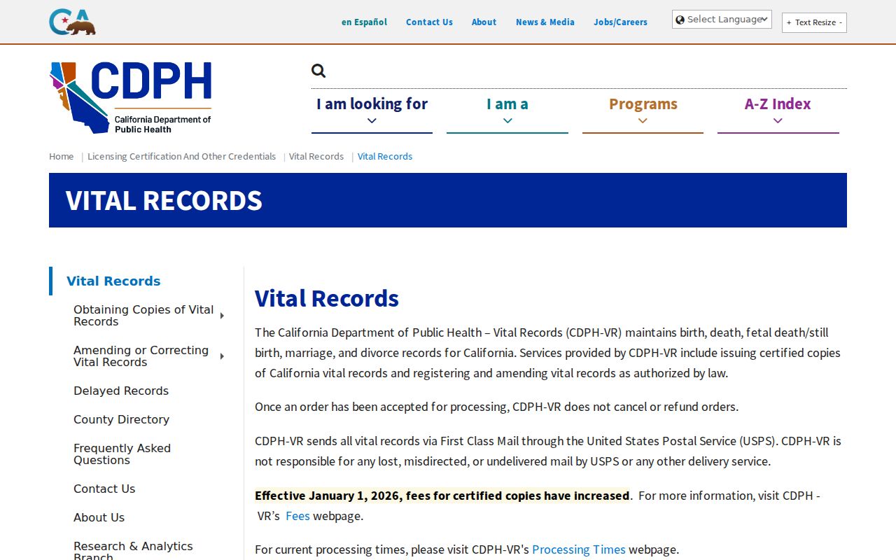 San Mateo County residents directory California vital records overview